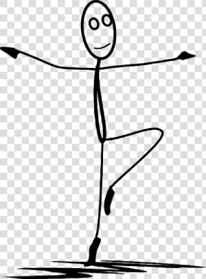 Dancing Stick Figure Clip Art N9   Stick Figure Dancing  HD Png Download