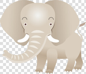 Indian Elephant African Elephant Drawing   Indian Elephant  HD Png Download