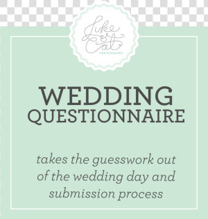 Image Of Wedding Questionnaire   Paper  HD Png Download