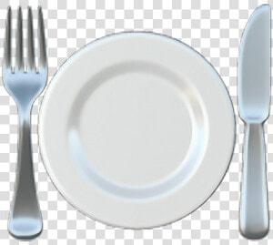 ❁ Fork And Knife With Plate Emoji 🍽️   Fork And Knife With Plate Emoji  HD Png Download