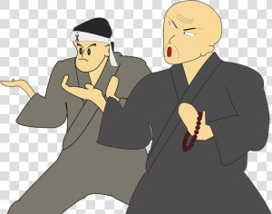 Karate Kid  Best Kid  Monk  Japan  Karate  Master   Illustration Karate Red Teacher  HD Png Download