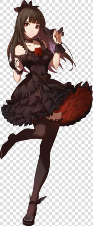 Transparent Anime Transparent Png   Anime Girl Gothic Dress  Png Download