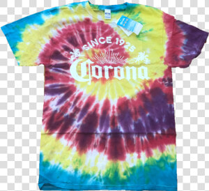 Corona Beer Vintage Tie Dye Tee Shirt   Tie Dye Corona Shirt  HD Png Download