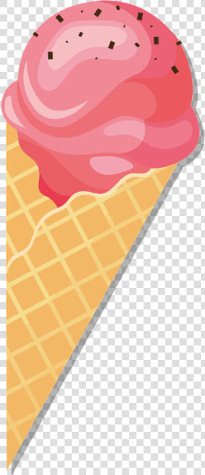 Ice Ice Cream Waffle Free Picture   Cone Ice Cream Vector  HD Png Download