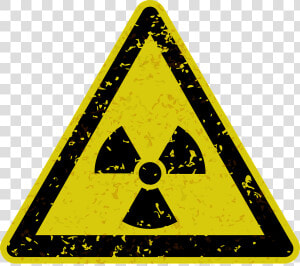 Grunge  Grungy  Radiation  Radioactivity  Sign  Warning   Clipart Radioactive Png  Transparent Png