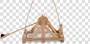 Leonardo Da Vinci Catapult   Da Vinci  39 s Catapult Side View  HD Png Download