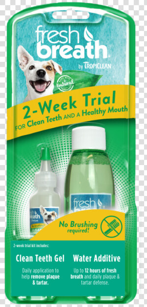 Tropiclean Fresh Breath 2 Week Trial  HD Png Download