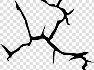 Ipad Clipart Cracked   Crack Clipart Black And White  HD Png Download