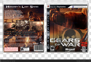 Gears Of War 2 Box Art Cover   Gear Of War 2 Ps3  HD Png Download