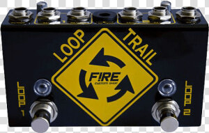 Fire Custom Loop Trail Pedal   Fire Custom Shop  HD Png Download