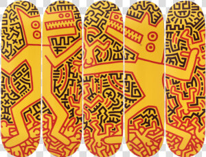 Keith Haring   Monsters   Skateroom  HD Png Download