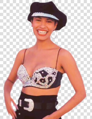  picsart  freetoedit  woman  mujer  stickers  selena   Selena Quintanilla With Hat  HD Png Download