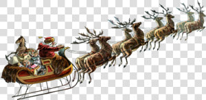 Santa Sleigh Png Images Free Download   Santa Sleigh Png Transparent Background  Png Download