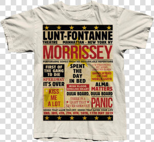 Morrissey Concert Shirt 2019  HD Png Download