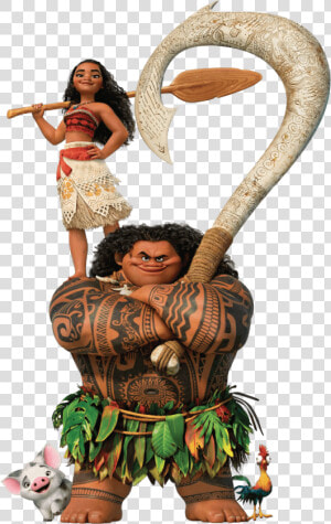 Maui Moana Png Disney   Moana E Maui Png  Transparent Png