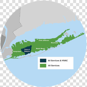 Triple H Home Efficiency Experts Service Area   Long Island Svg  HD Png Download