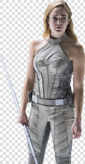 “ Transparent Sara Lance ”   Sara Lance White Canary Suit  HD Png Download