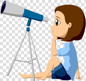 Telescope  Astronomy  Science  To Watch  Girl  Watch   Astronomia Png  Transparent Png