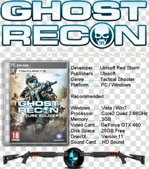 Transparent Future Soldier Png   Tom Clancy  39 s Ghost Recon Future Soldier Logo  Png Download