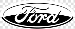 Ford Logo Black And White   Ford Logo White Svg  HD Png Download