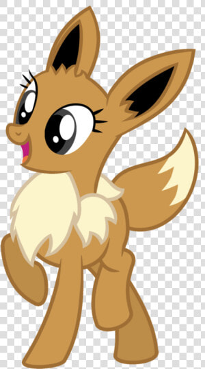 Pokemon Transparent Eevee   Eevee Pony  HD Png Download