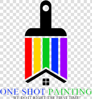 One Shot Painting  amp  Remodeling   Painting Services Logo Psd  HD Png Download