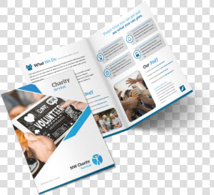 Clean Charity Bi fold Brochure Template Preview   Bi Fold Brochure Png  Transparent Png