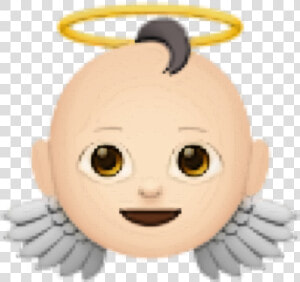 Baby Emoji Png   Angel Baby Emoji Hd  Transparent Png