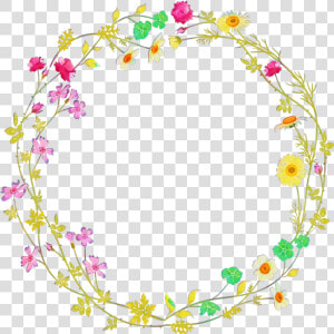  floralwrap  kpopedits  kpop  kawaii  flowers  circle   Transparent Background Flower Circle  HD Png Download