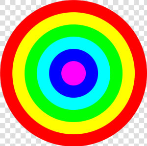 Rainbow Circle Target 6 Color Png Images   Circulo De Arco Iris Png  Transparent Png