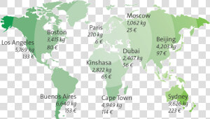 Distance  Routes And Aircraft Types Determine Emissions    Bubble Tea World Market  HD Png Download