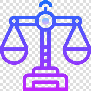 It S A Drawing Of The Scales Of Justice   Rule Of Law Icon  HD Png Download