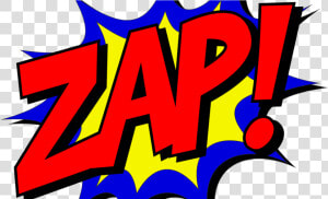 An Uncertain Rush Of Energy   Comic Book Zap Bubble  HD Png Download