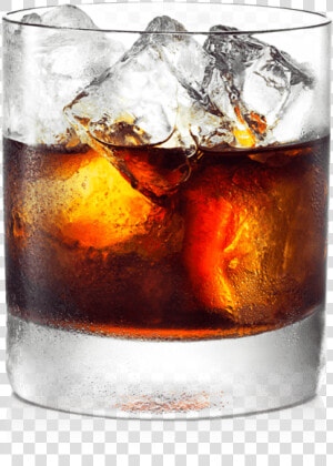 Black Russian drink old Fashioned Glass godfather ice   Dirty Mother Cocktail  HD Png Download