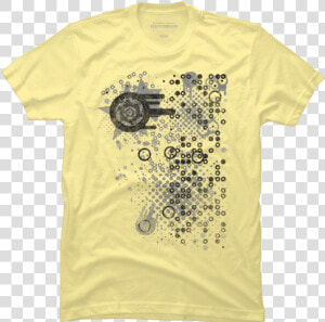 Retro Halftone Abstract Circles And Dots T Shirt By   T shirt  HD Png Download