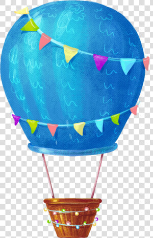 Blue Balloon Png   Balao De Ar Png  Transparent Png