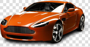 Aston Martin V8 Vantage N400 Orange Car Png Image   Aston Martin V8 Vantage  Transparent Png