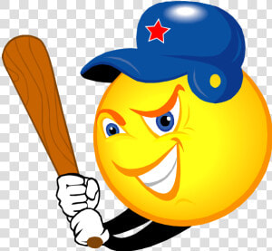 Van Baseball softball Association Baseball Bat   Smiley Face Baseball  HD Png Download