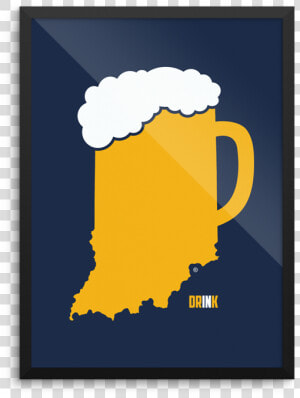 Drink Indiana Poster Data large Image   cdn   Illustration  HD Png Download