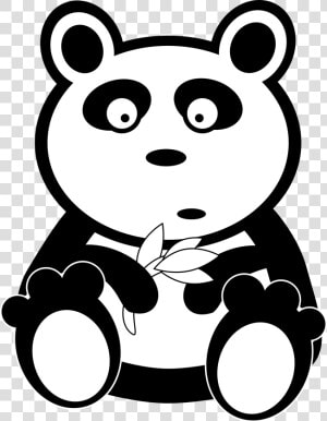 28 Collection Of Panda Clipart Black And White Png   Panda Clipart Black And White  Transparent Png