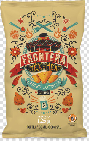 Tortillas Chips Salt 125g   Tortilla Chips Frontera 125g  HD Png Download