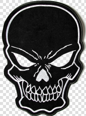 Skull   Skull Patch  HD Png Download