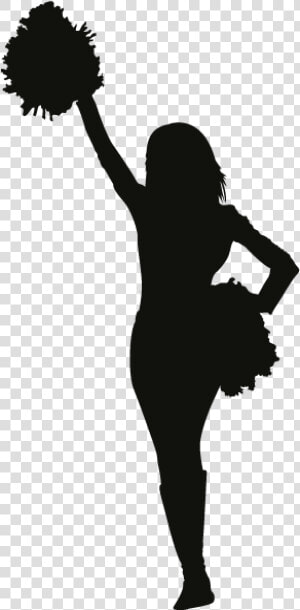 Wall Decal Sticker Cheerleading Clip Art   Cheerleader Silhouette Png  Transparent Png