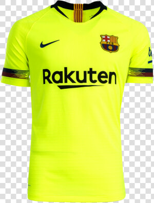 Fc Barcelona Away Authentic Jersey 2018 19   Fc Barcelona Away Kit 2018 19  HD Png Download