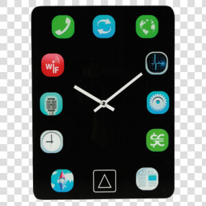 Wall Clock Iphone   Telefon Şeklinde Duvar Saati  HD Png Download