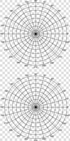 Free Printable Polar Coordinate Graph Paper   Printable Polar Coordinates Graph  HD Png Download