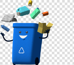 Recycle Bin Juggling Recyclables   Cincinnati Recycle  HD Png Download