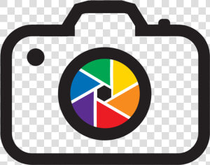 Camera Icon 2 Master Color Shutter Blk Wht Poloy   Photography Color Icon Transparent  HD Png Download