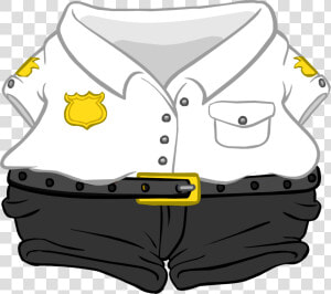 Club Penguin Wiki   Security Guard Uniform Clipart  HD Png Download