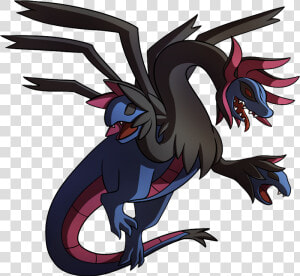 Pokemon Hydreigon Png  Transparent Png